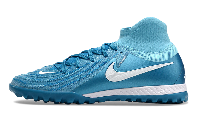 Chuteira Society Nike Phantom Luna Elite TF Azul "Mad Ambition Pack"