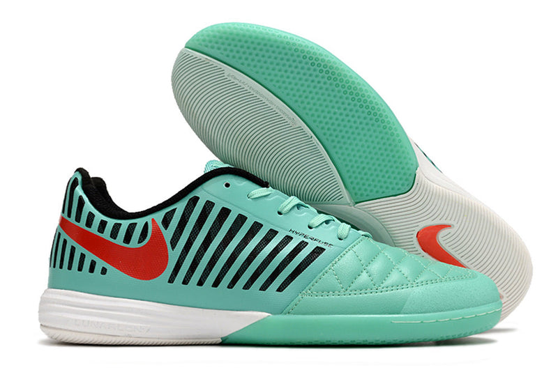 Chuteira Futsal Nike Lunar Gato II IC Verde e Branco