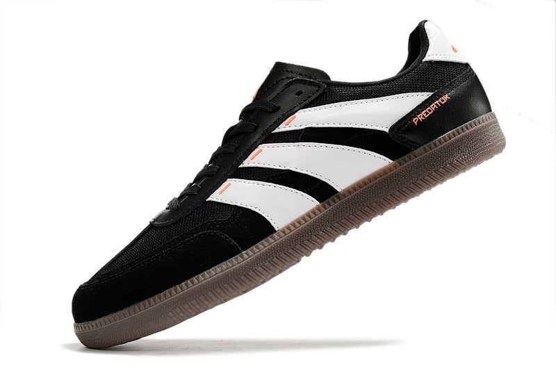 Chuteira Futsal Adidas Predator 24 Elite IC Preta e Branca