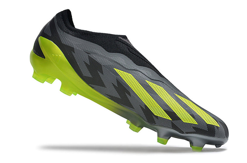 Chuteira Campo Adidas CrazyFast.1 LL FG Preta e Verde "Crazycharged Pack"