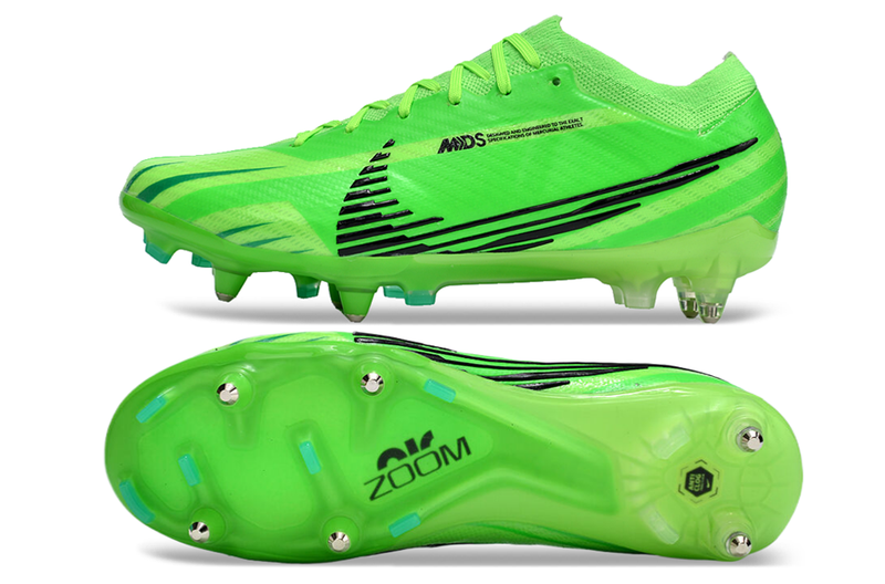 Chuteira Campo Nike Air Zoom Mercurial Vapor 15 Elite Ponta de Aluminio Verde "Dream Speed 8"