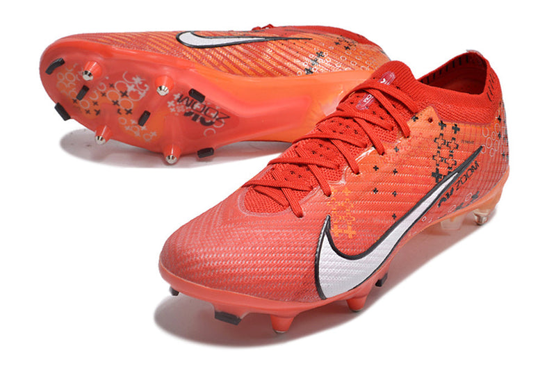 Chuteira Campo Nike Air Zoom Mercurial Vapor 15 Elite Ponta de Aluminio Vermelha "Dream Speed 7"