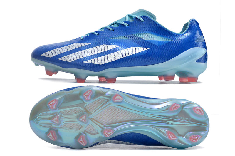 Chuteira Campo Adidas X CrazyFast+ FG Azul "Marine Rush Pack"