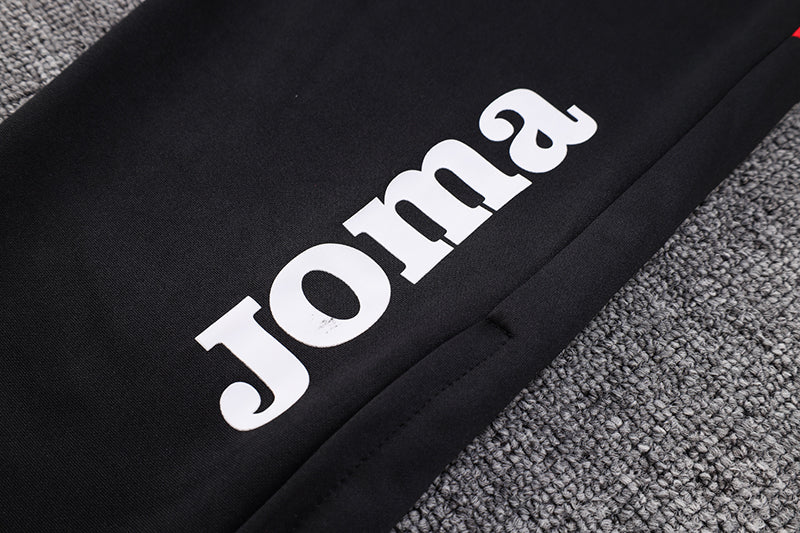 Conjunto de Frio Joma Training Vermelho e Preto