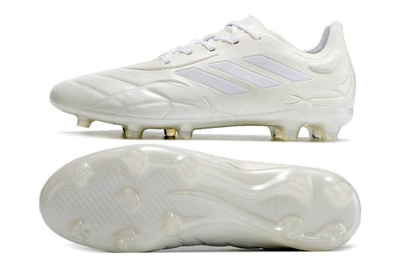 Chuteira Campo Adidas Copa Pure.1 FG Branca "Pearlized Pack"