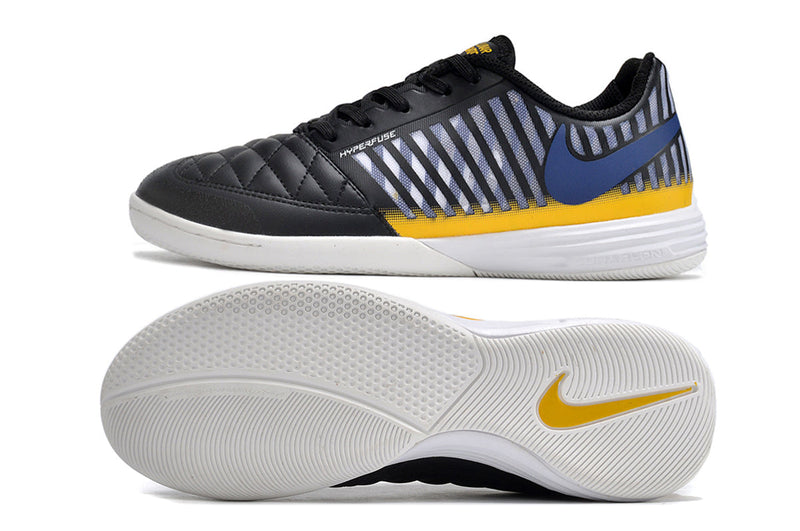 Chuteira Futsal Nike Lunar Gato II IC Preta e Amarela