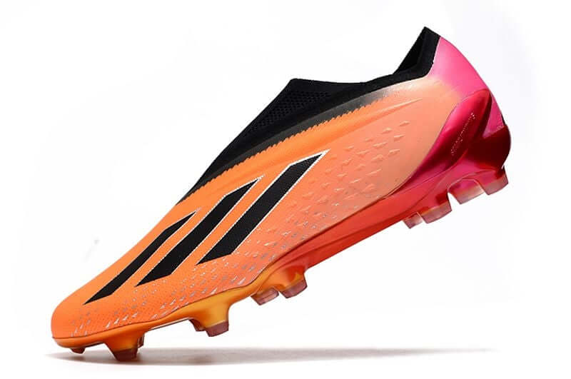 Chuteira Campo Adidas X SpeedPortal+ FG Laranja, Rosa e Preto