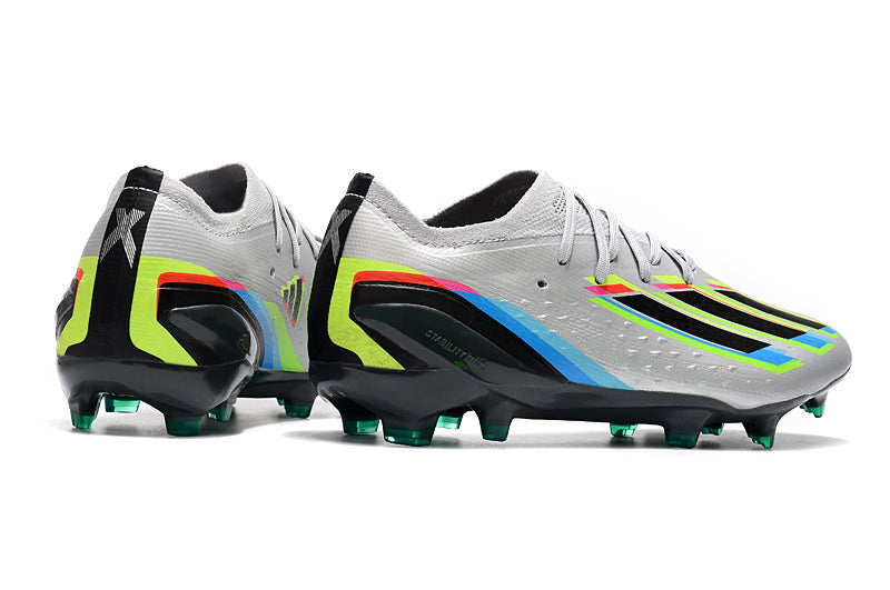 Chuteira Campo Adidas X Speedportal.1 FG Prata "Beyond Fast UCL Pack"