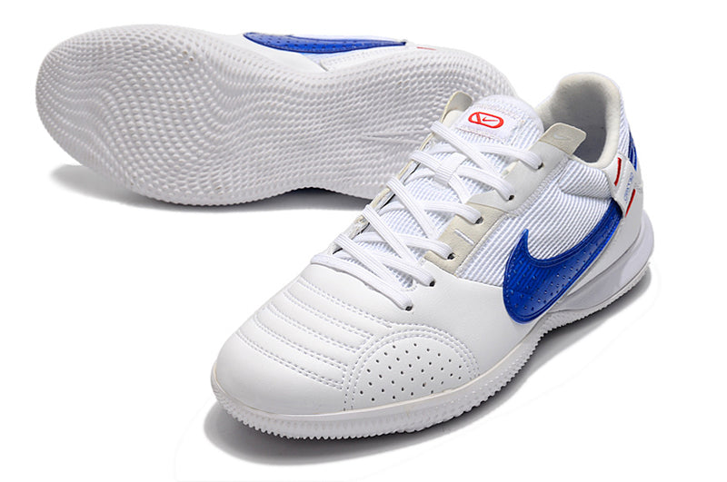 Chuteira Futsal Nike StreetGato IC Branca e Azul