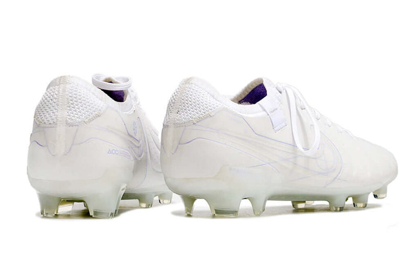 Chuteira Campo Nike Tiempo Legend 10 Elite FG Branca "Whiteout Especial"