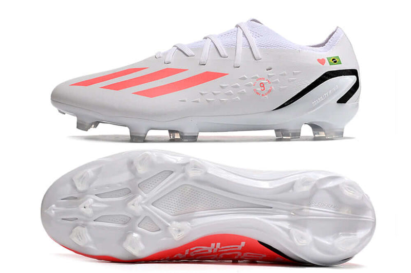 Chuteira Campo Adidas X Speedportal.1 FG Branca "Bobby Firmino"