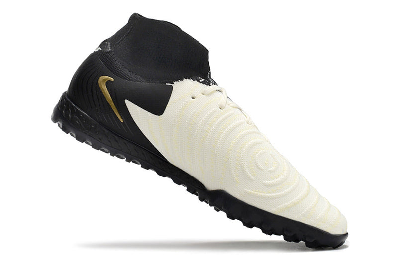 Chuteira Society Nike Phantom Luna 2 Elite TF Preta e Branca "Mad Ready Pack"