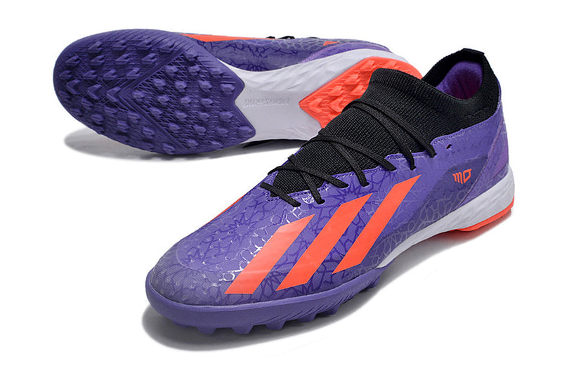 Chuteira Society Adidas X CrazyFast.1 TF Roxa "Salah"