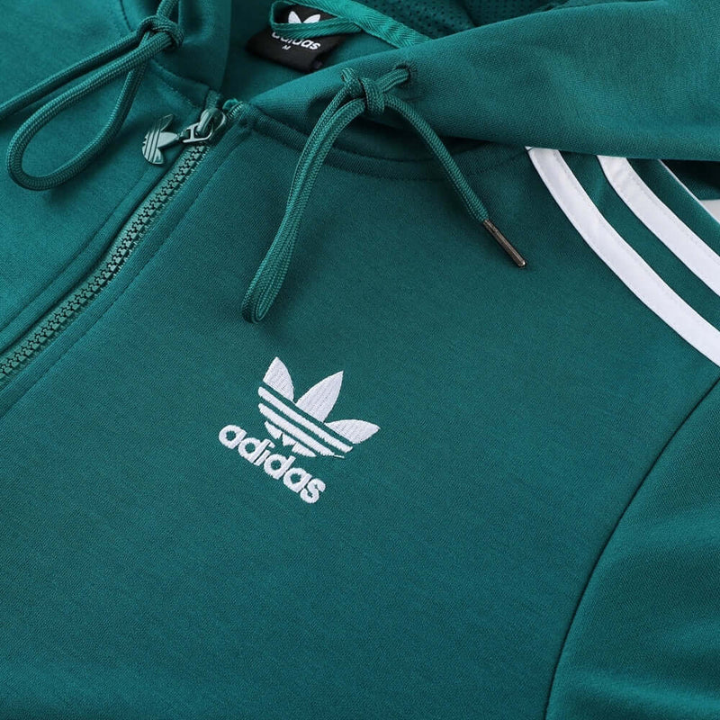 Conjunto de Moletom Adidas com Touca Verde e Preto