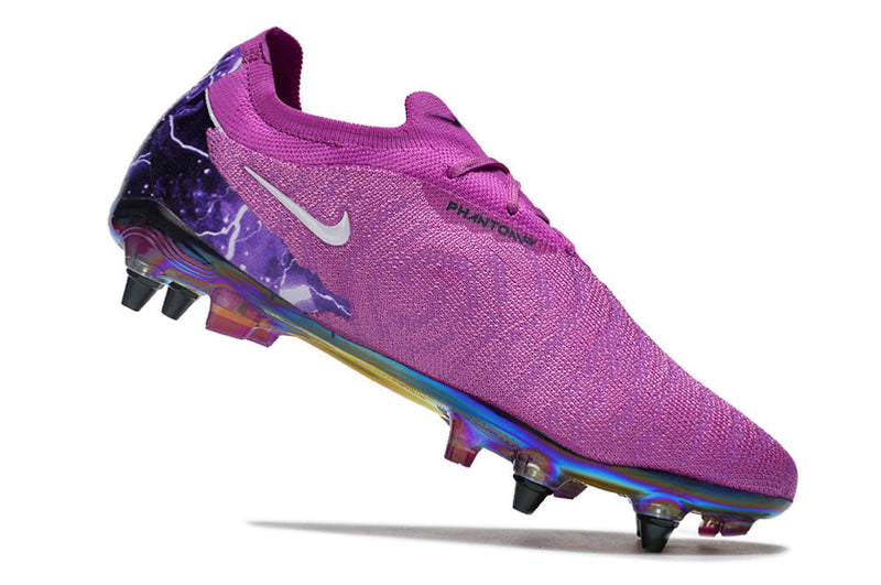 Chuteira Campo Nike Phantom GX Elite Trava Mista Roxa "Thunder"