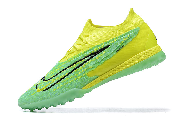 Chuteira Society Nike Phantom GX Elite TF Verde e Azul