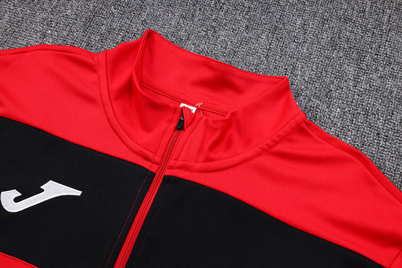 Conjunto de Frio Joma Training Vermelho e Preto