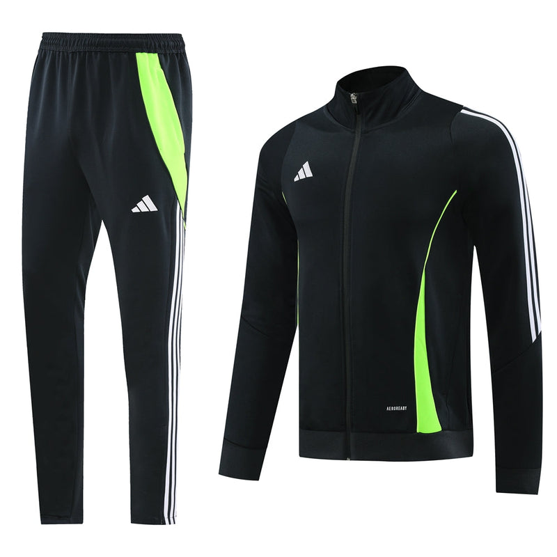 Conjunto de Frio Adidas Sportswear Preto e Verde