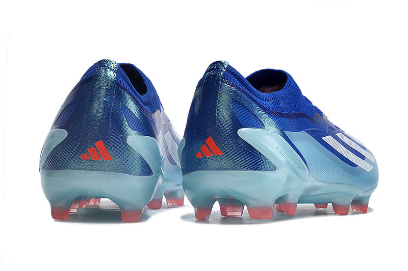 Chuteira Campo Adidas X CrazyFast.1 LL FG Azul "Marine Rush Pack"