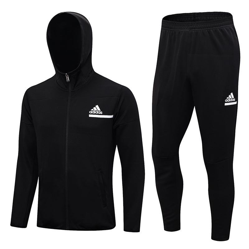 Conjunto de Moletom Adidas Sportswear com Touca Preto