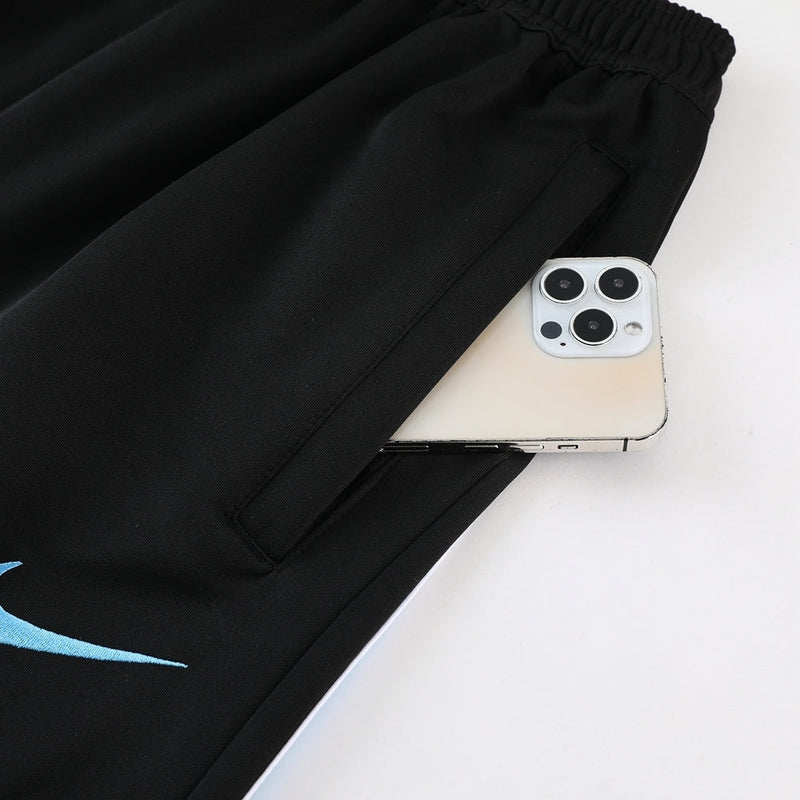 Conjunto de Frio Nike Sportswear Azul Claro e Preto