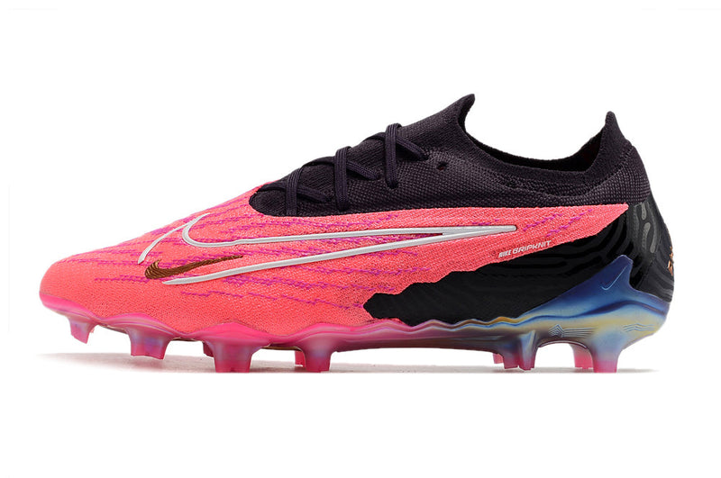 Chuteira Campo Nike Phantom GX Elite FG Rosa e Preto "Generation Pack"