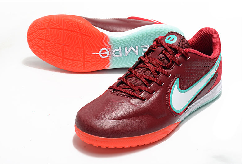 Chuteira Futsal Nike Tiempo Legend 9 Elite IC Vermelha