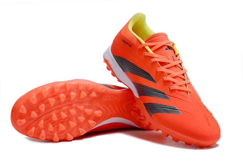 Chuteira Society Adidas Predator Elite TF Laranja "Predstrike Pack"