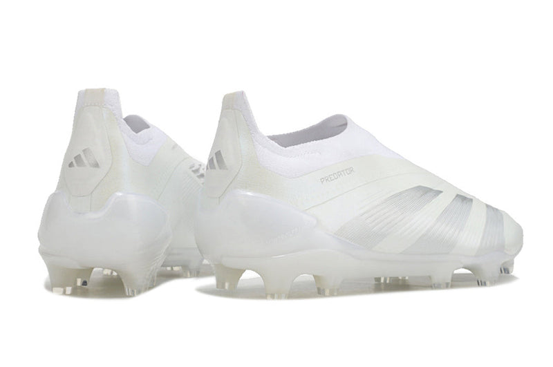 Chuteira Campo Adidas Predator LL Elite FG Branca "Pearlized Pack"