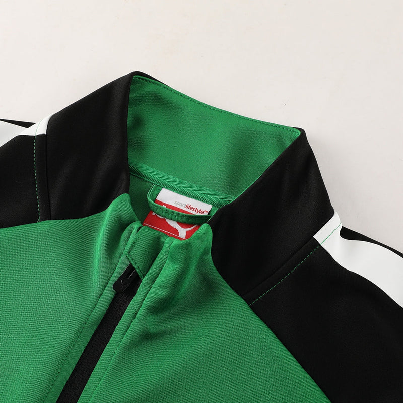 Conjunto de Frio Puma Sportswear Verde e Preto