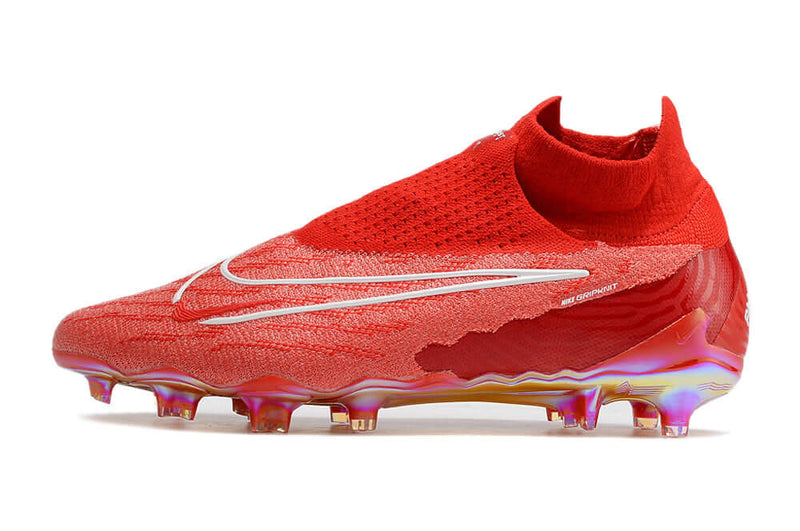 Chuteira Campo Nike Phantom GX DF Elite FG Vermelha