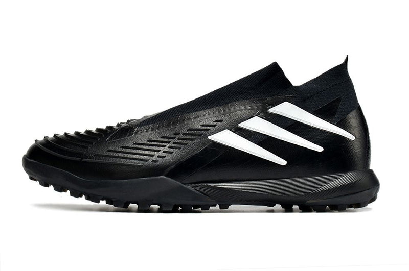 Chuteira Society Adidas Predator Edge+ TF Preta e Branca "1994"