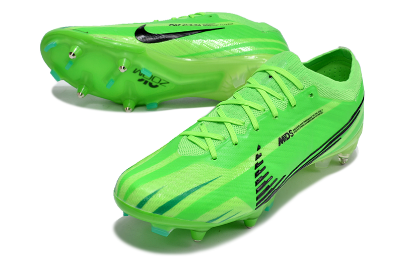 Chuteira Campo Nike Air Zoom Mercurial Vapor 15 Elite Ponta de Aluminio Verde "Dream Speed 8"