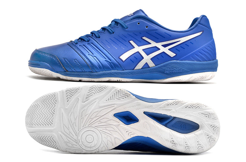 Chuteira Futsal Asics Japan Destaque II IC Azul