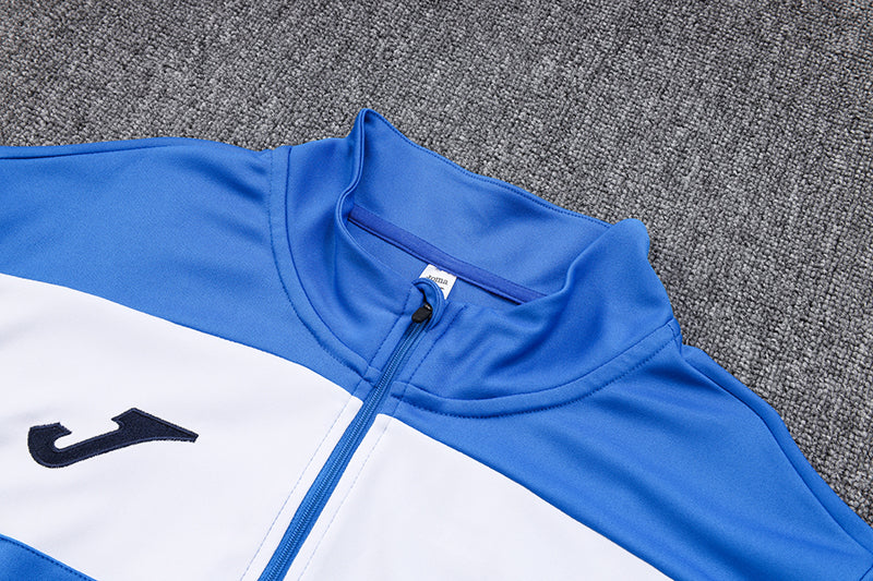 Conjunto de Frio Joma Training Azul e Branco