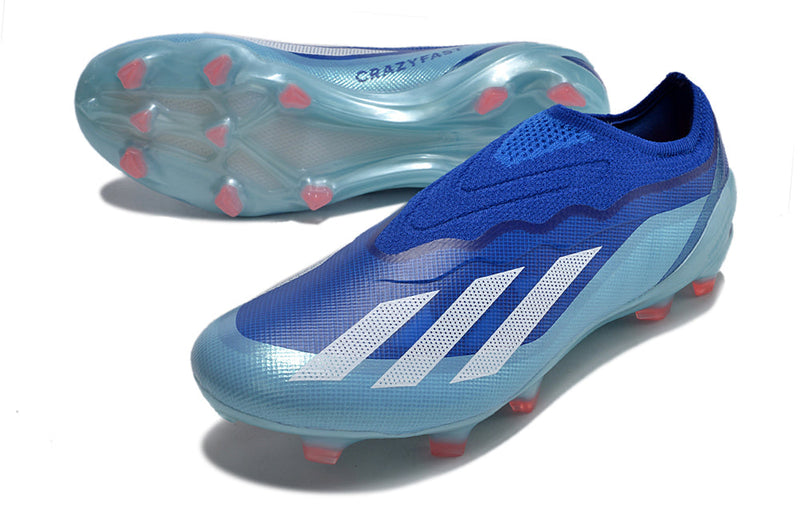 Chuteira Campo Adidas X CrazyFast.1 LL FG Azul "Marine Rush Pack"