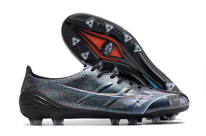 Chuteira Campo Mizuno Alpha FG Preta "Spring 2023"