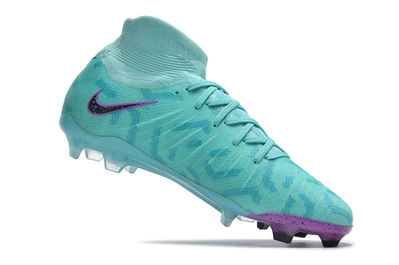 Chuteira Campo Nike Phantom Luna Elite FG Azul e Roxa "Peak Ready Pack"