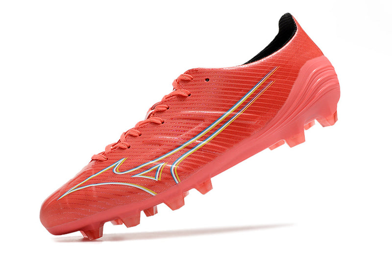 Chuteira Campo Mizuno Alpha FG Laranja "Realease Pack"