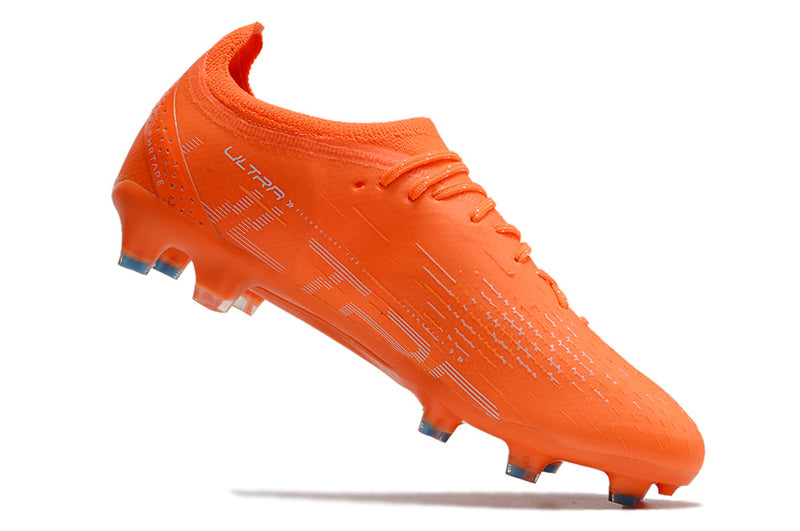 Chuteira Campo Puma Ultra Ultimate 1.4 FG Laranja "Supercharge Pack"