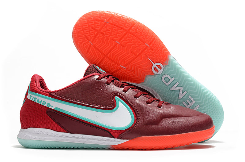 Chuteira Futsal Nike Tiempo Legend 9 Elite IC Vermelha