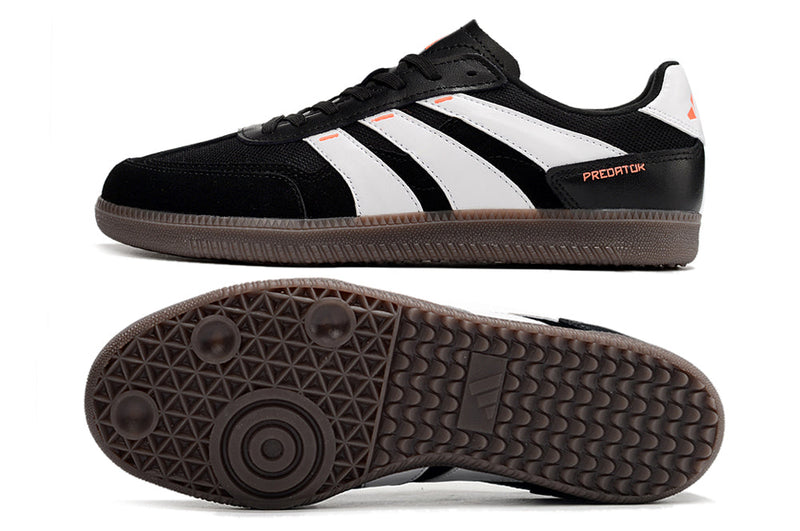 Chuteira Futsal Adidas Predator 24 Elite IC Preta e Branca