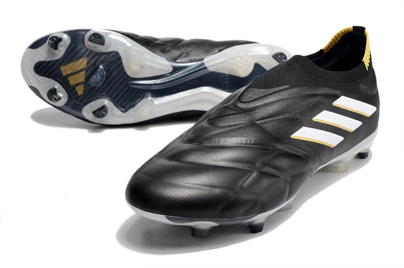 Chuteira Campo Adidas Copa Pure+ FG Preta e Branca "Teaser"