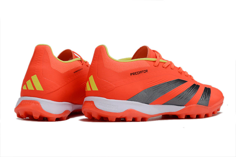 Chuteira Society Adidas Predator Elite TF Laranja "Predstrike Pack"