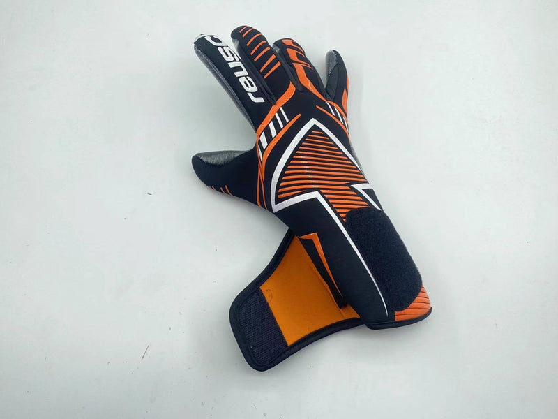 Luva de Goleiro Reusch Pure Contact Laranja e Preto