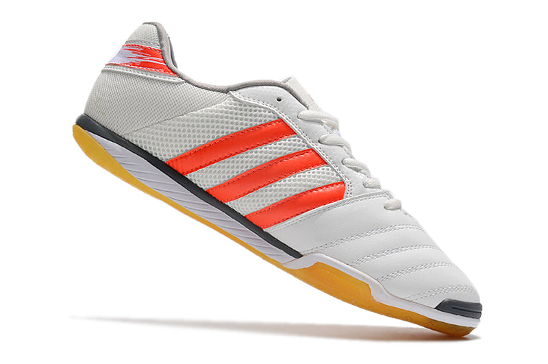 Chuteira Futsal Adidas Top Sala IC Branca e Laranja