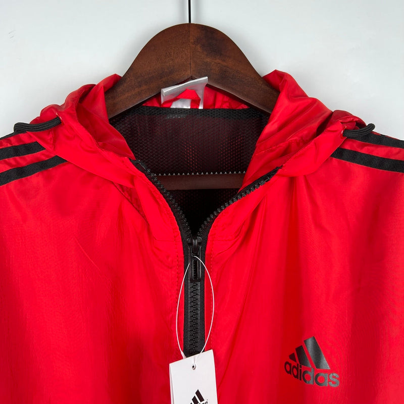 Corta Vento Adidas Vermelho