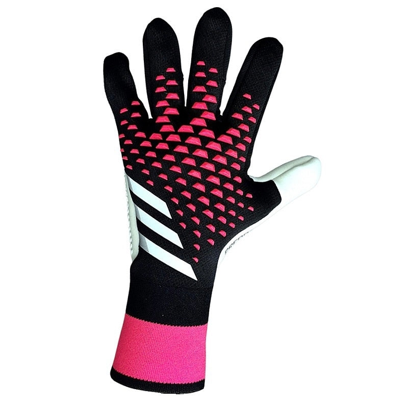 Luva de Goleiro Adidas Predator Accuracy Preta e Rosa