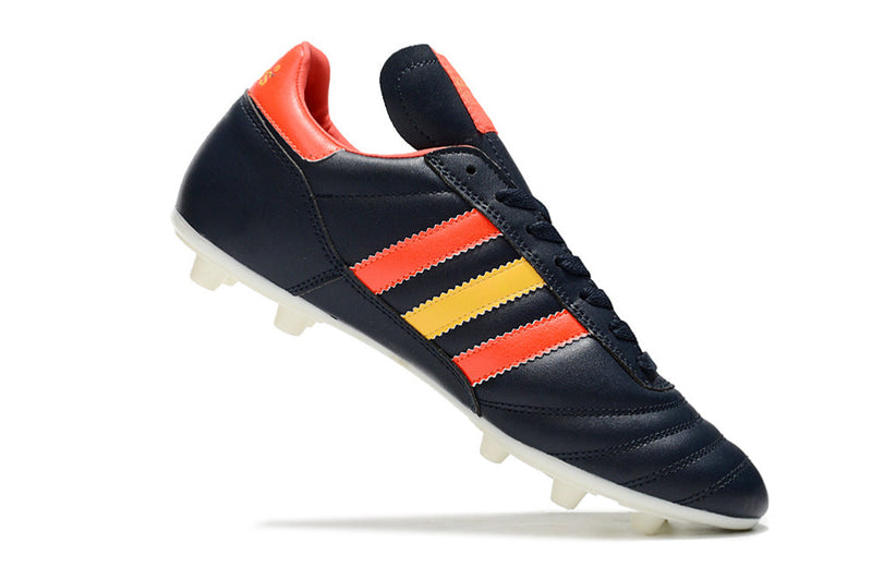 Chuteira Campo Adidas Copa Mundial FG Preta, Vermelho e Amarelo "Spain"