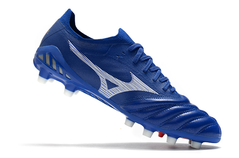 Chuteira Campo Mizuno Morelia Neo 3 FG Azul